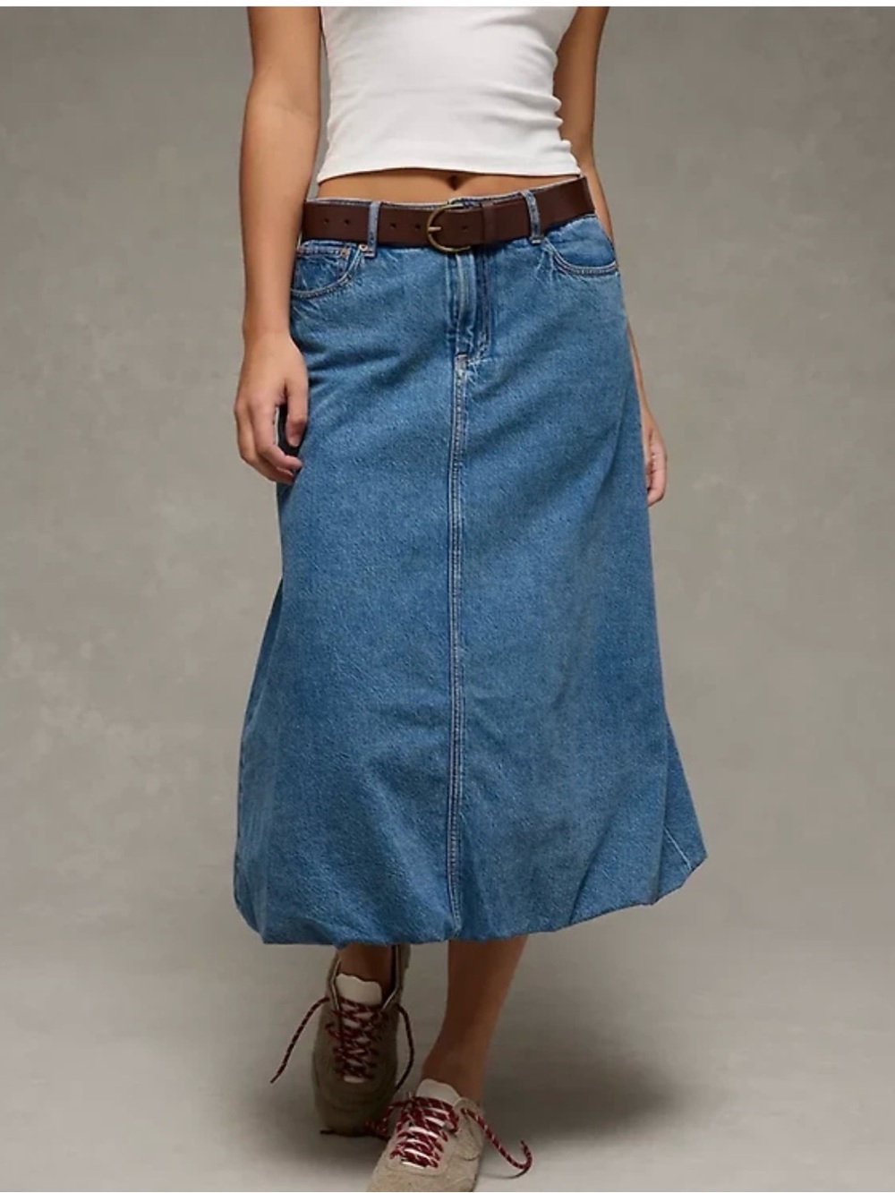 American Eagle High-Waisted Bubble Skirt